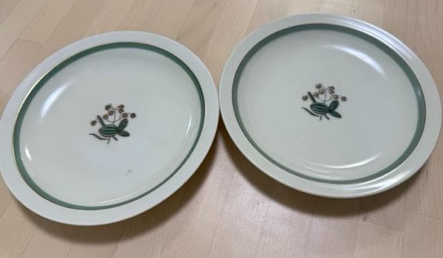 スポード ブルーイタリアン サンドイッチトレイ 長方形皿 アンティーク