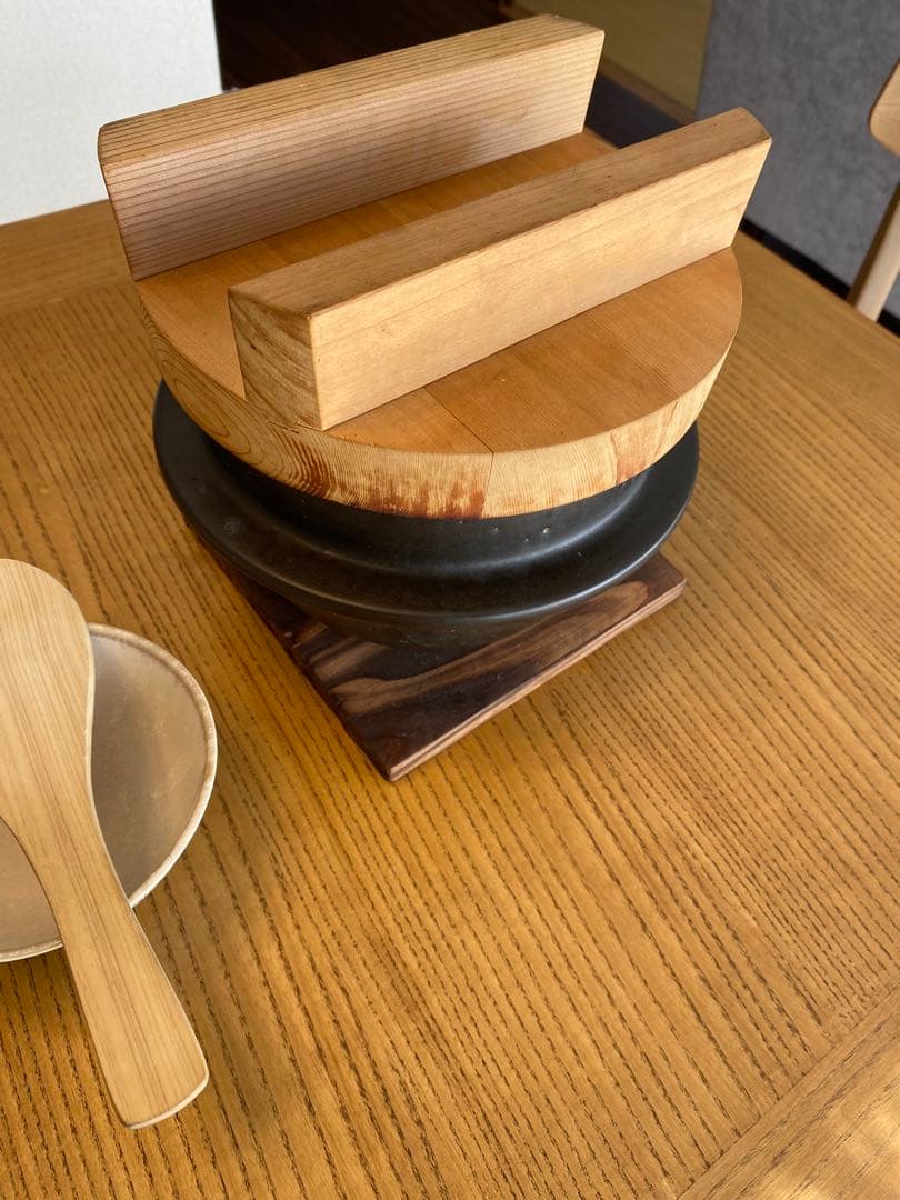 スズ木,萬古焼 羽釜 ごはん鍋 三合炊き 黒 6000-4033 ブラック