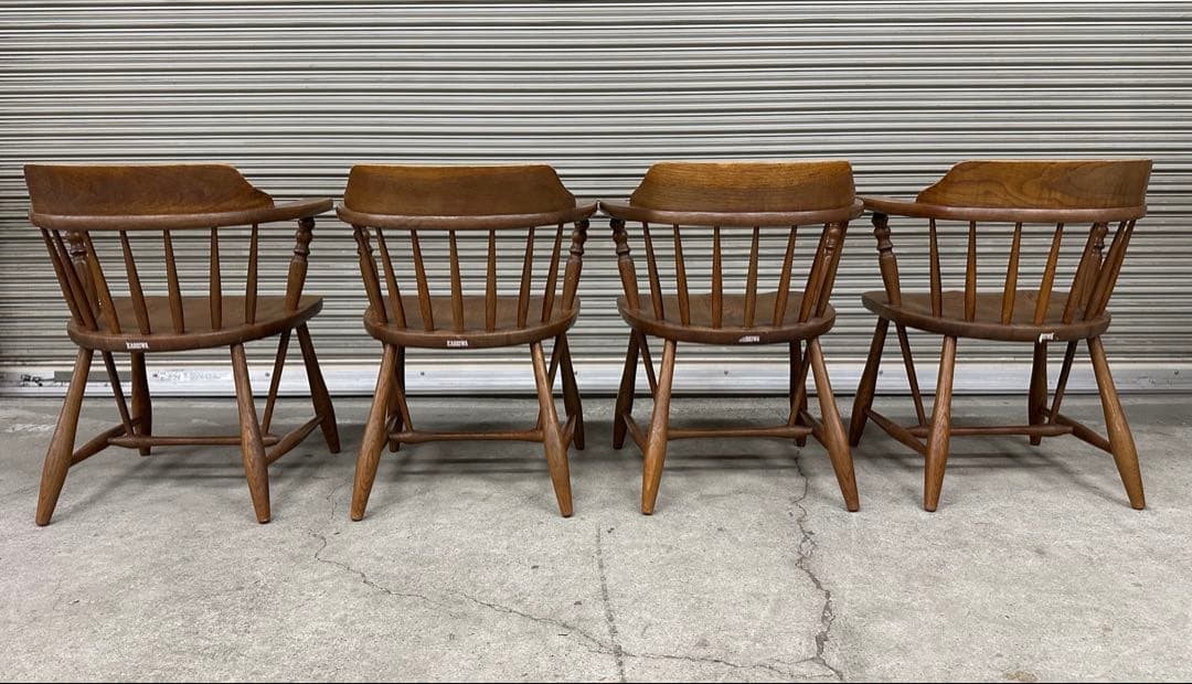 飛騨高山　柏木工 KASHIWA チェア4脚