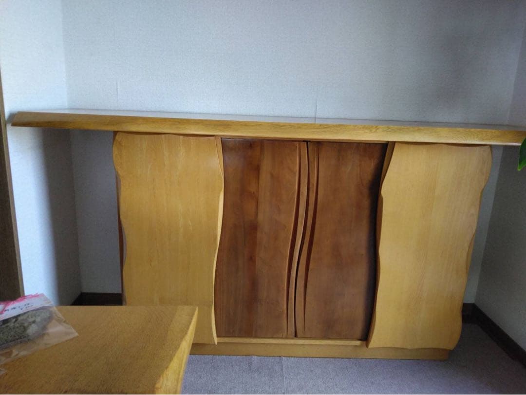 木製シンプルデザイン サイドボード 旭川家具のR工房