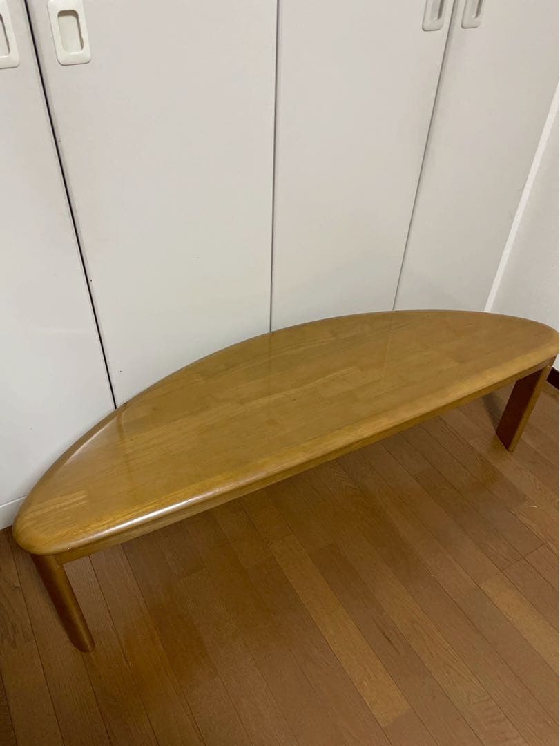 カリモク　ローテーブル　変形　レトロ　ヴィンテージ