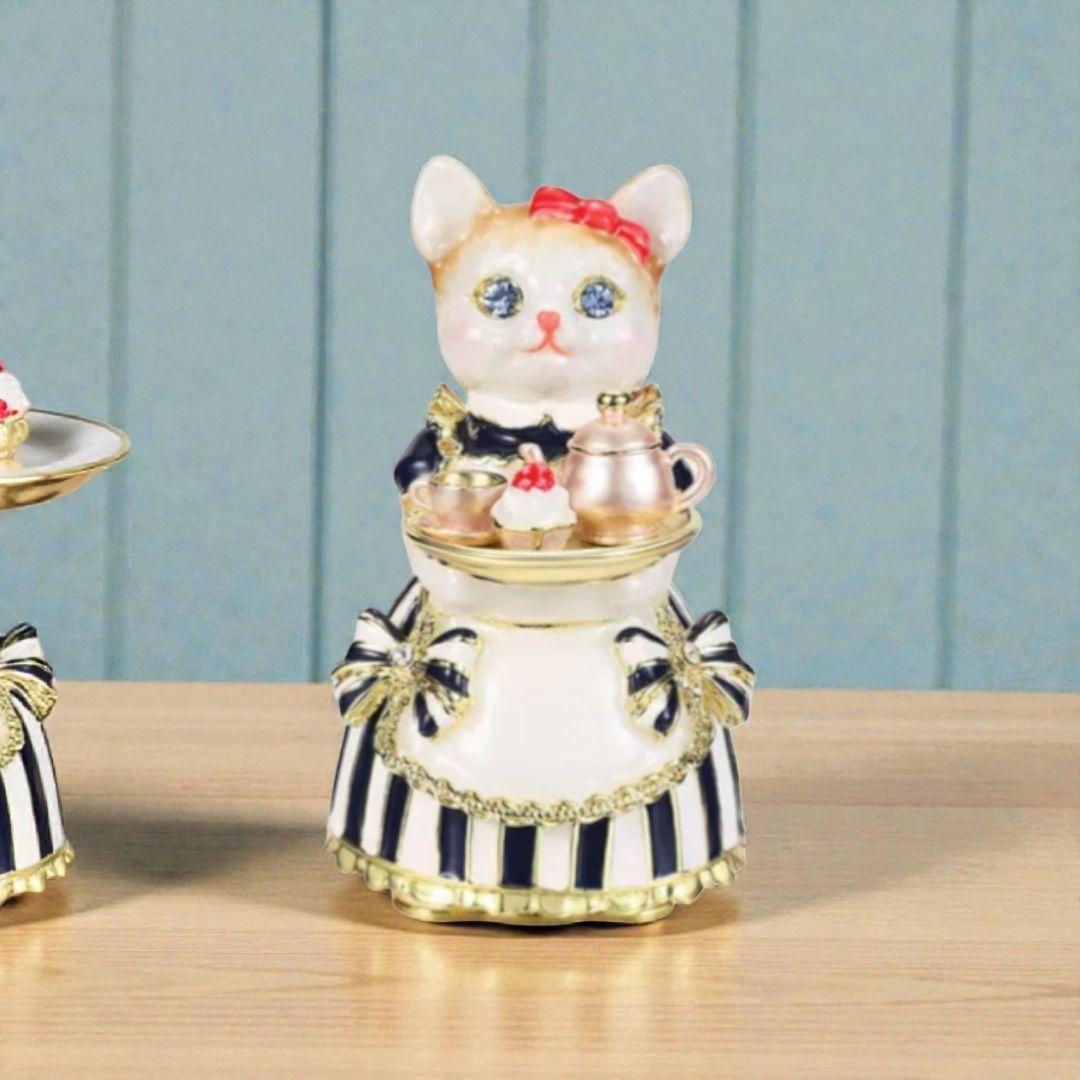 ♥おめめキラキラ＊美猫ちゃんの小物入れ　オブジェ