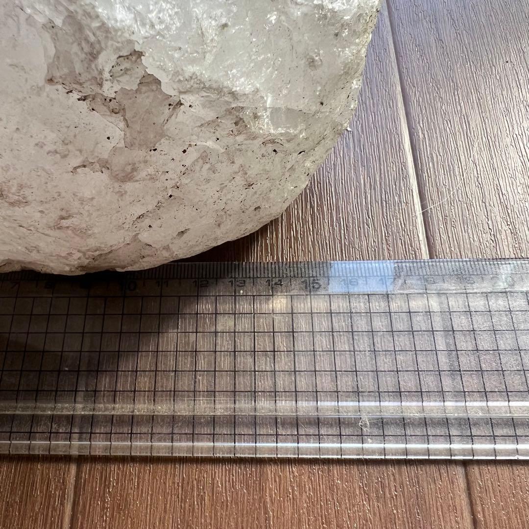 白 石 3.8kg 石英 原石 大きめ 置物 コレクション 天然石