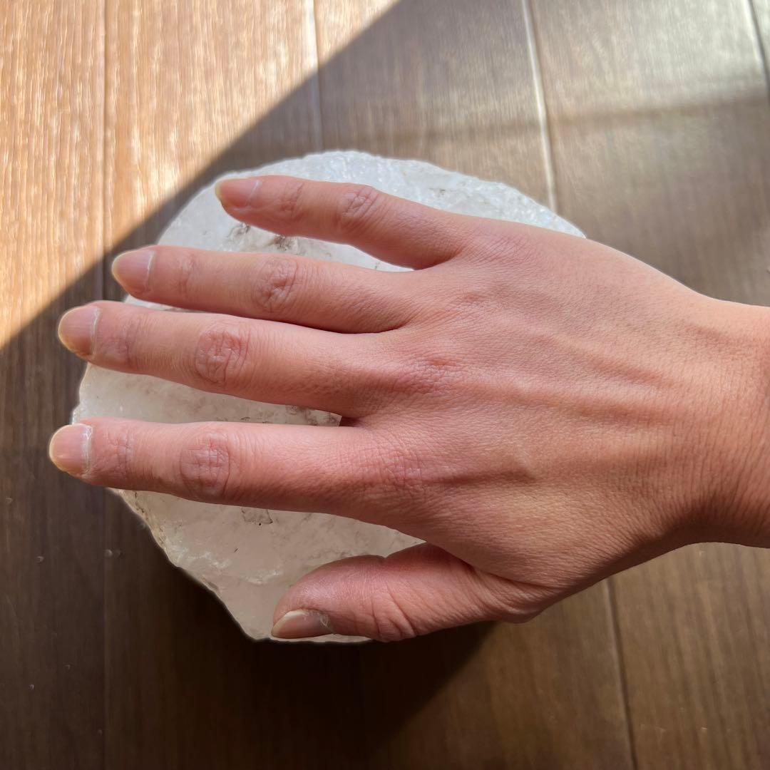 白 石 3.8kg 石英 原石 大きめ 置物 コレクション 天然石