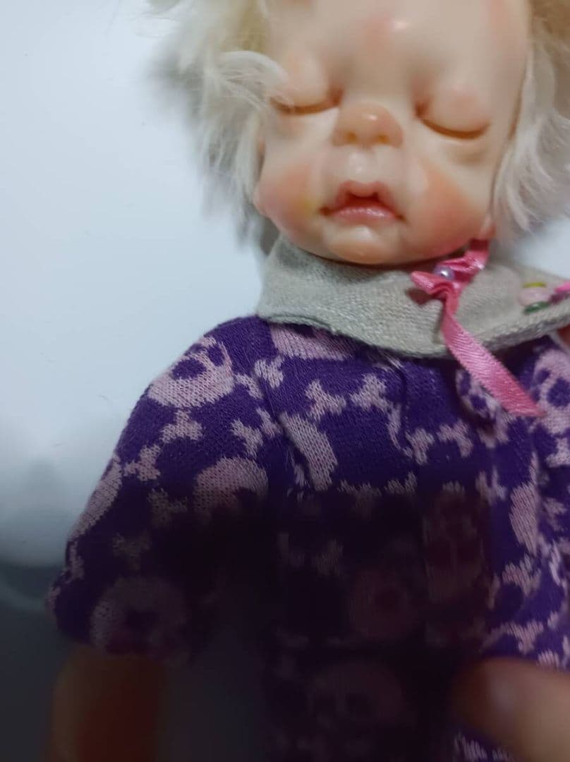 最終値下げ作家不明樹脂粘土ベビー創作人形人形 ドール 人形 コレクション