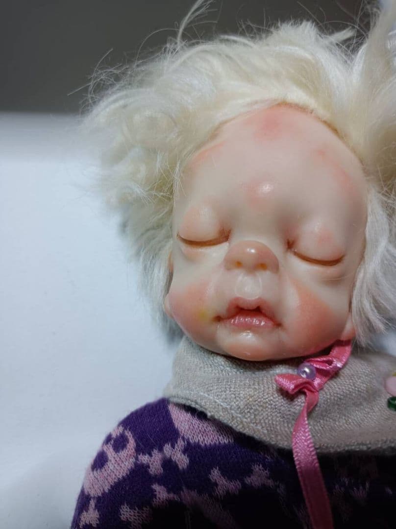 最終値下げ作家不明樹脂粘土ベビー創作人形人形 ドール 人形 コレクション