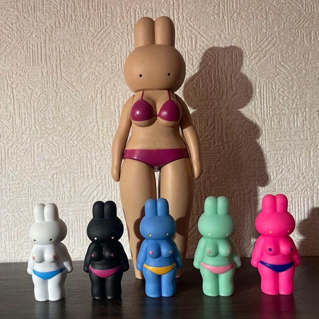 コンプライアンスウサギ（2期） 乳出しうさぎ5種 セット メディコム