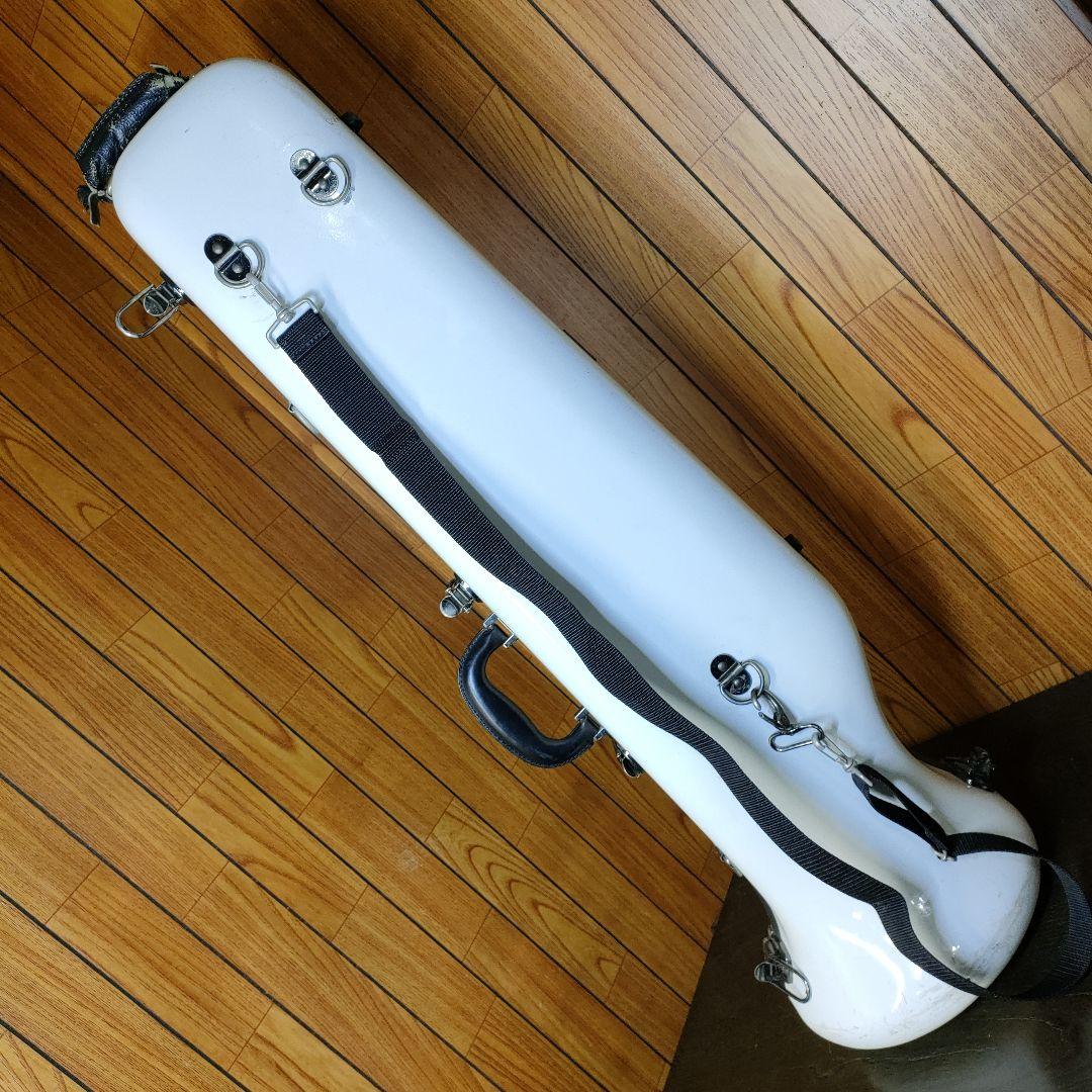 【ららみやん】C.C.SHINY トロンボーンケース ホワイト