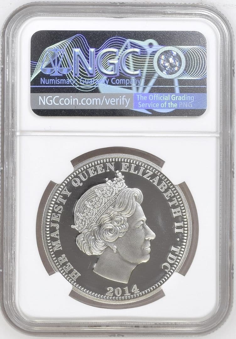 2014年 イギリス ジョージ王子 銀貨 銅貨 2枚セット NGC PF69UC