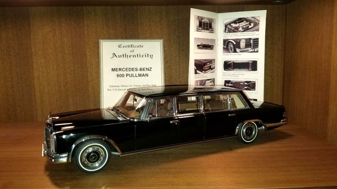 オートアート 1/18 メルセデスベンツ 600プルマン ブラック