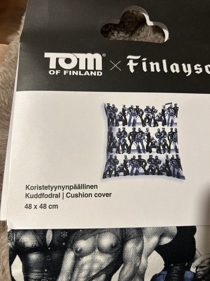 レア　tom of finland コラボ　クッションカバー