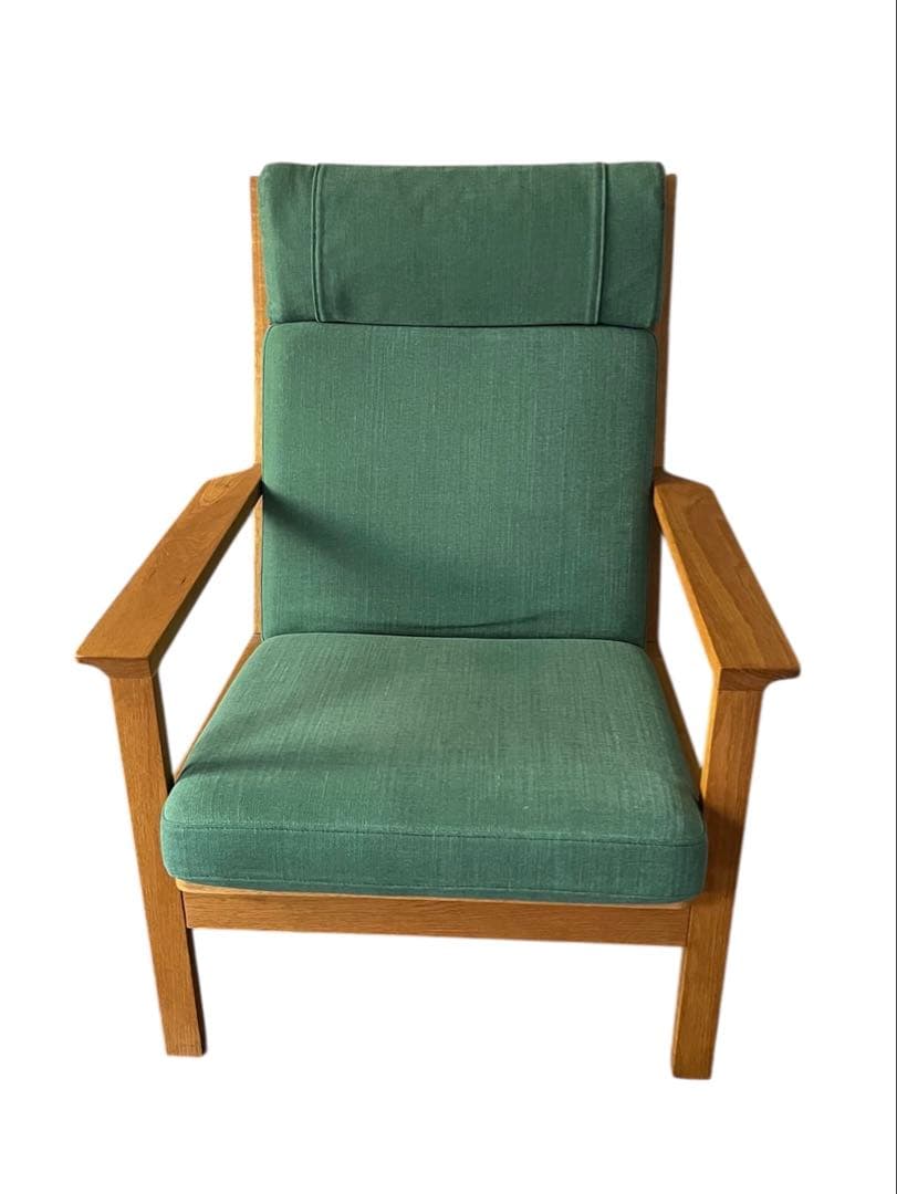 karf / カーフ　トリムプラス 1シート ハイバックソファ　グリーン色　美品