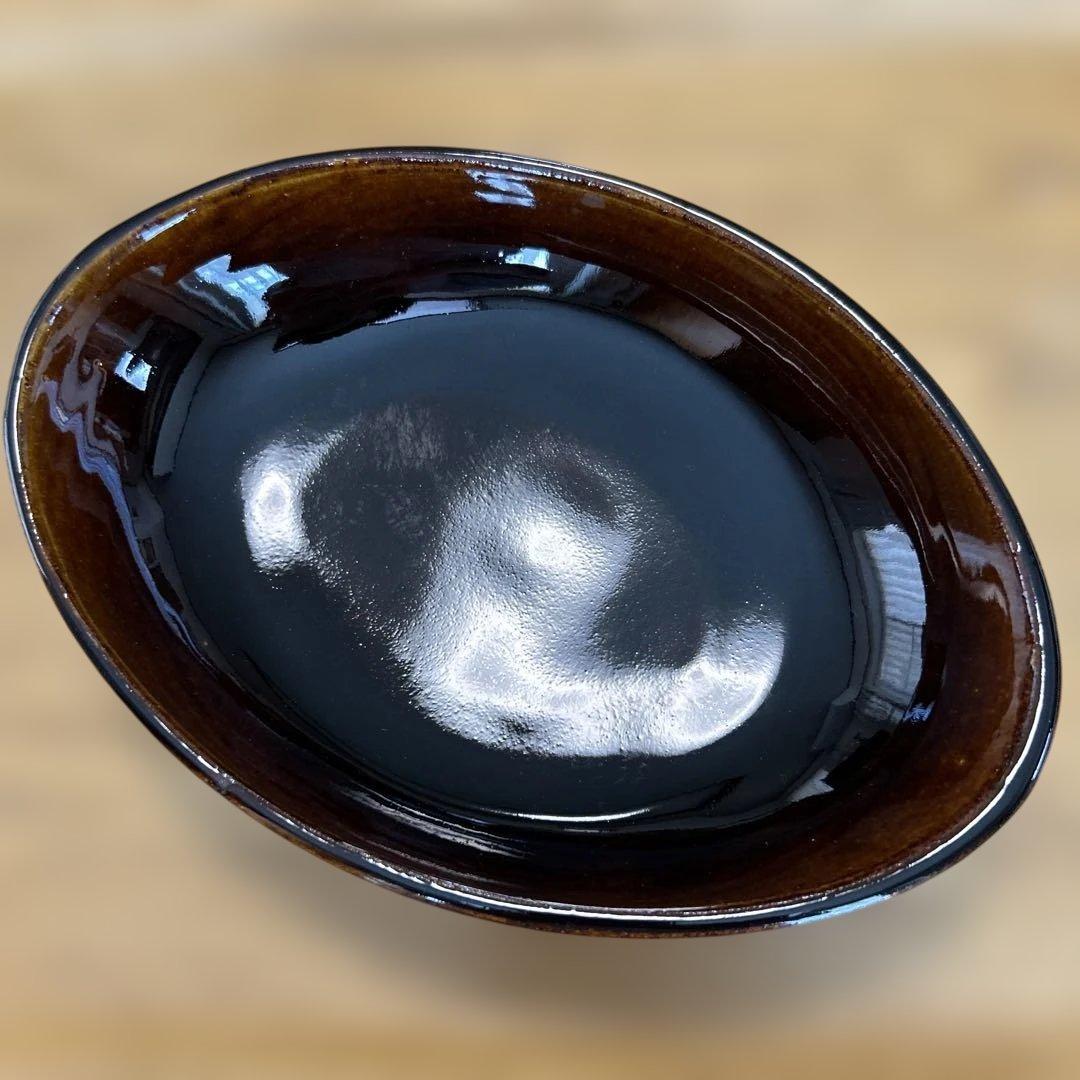 出西窯　楕円深皿（カレー皿）7寸　２枚