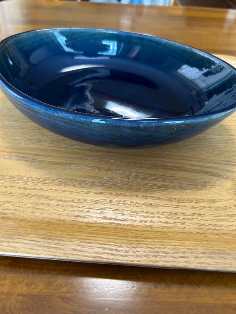 出西窯　楕円深皿（カレー皿）7寸　２枚