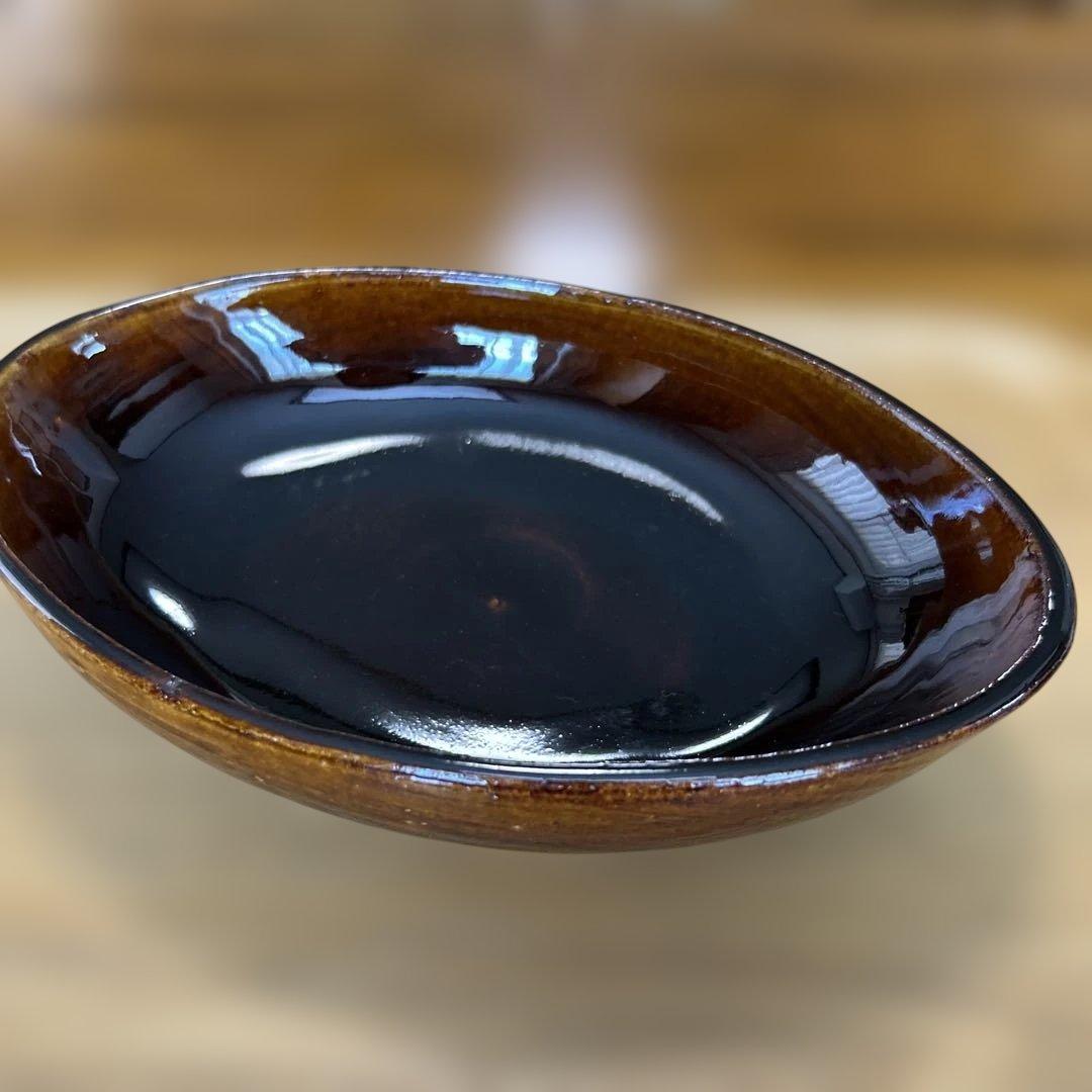 出西窯　楕円深皿（カレー皿）7寸　２枚