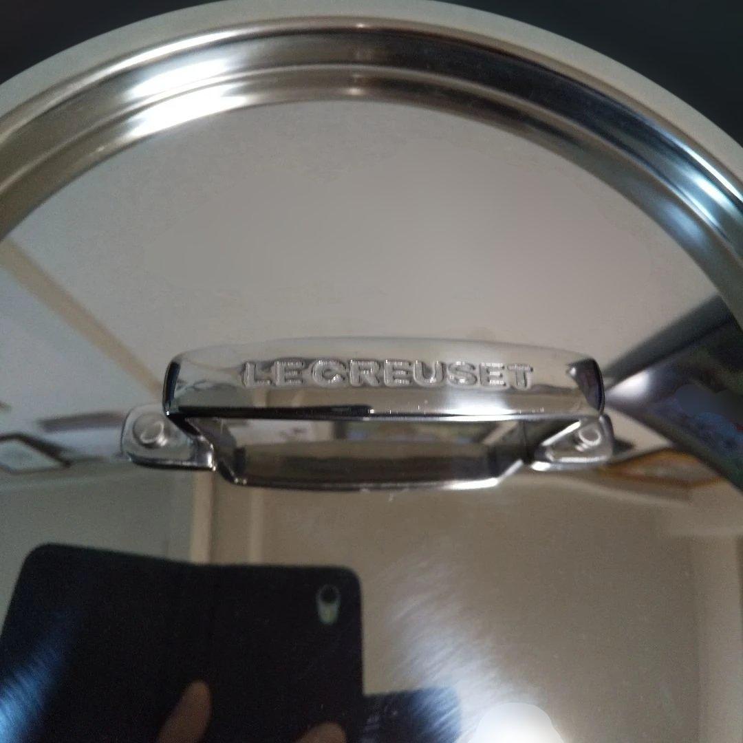 LE CREUSET ル・クルーゼ ステンレス蓋付き両手鍋 6L