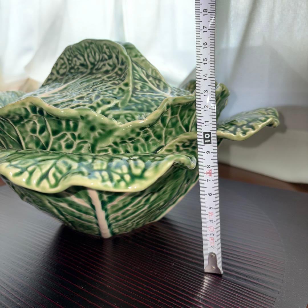 ボルダロピニェイロ　キャベツ型陶器ボウル チューリン