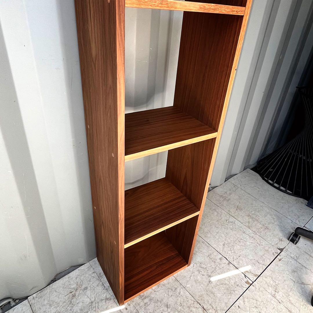 取付無料！無印良品 ウォールナット スタッキングシェルフ5段 飾り棚✨