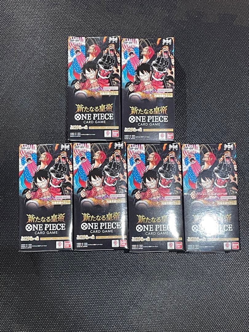 ワンピース 新たなる皇帝 BOX テープ付き 6box - メルカリ