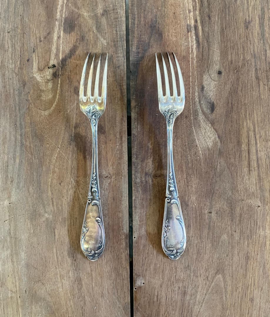 アンティークフォーク フランスアンティーク テーブルウェア フォークセット