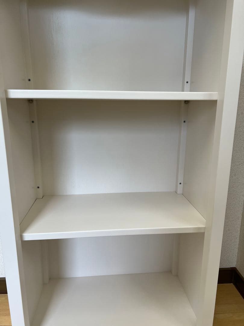 名古屋引き渡し限定発送不可愛知発リリーホワイト本棚3段商品引渡し限定最後の一つ