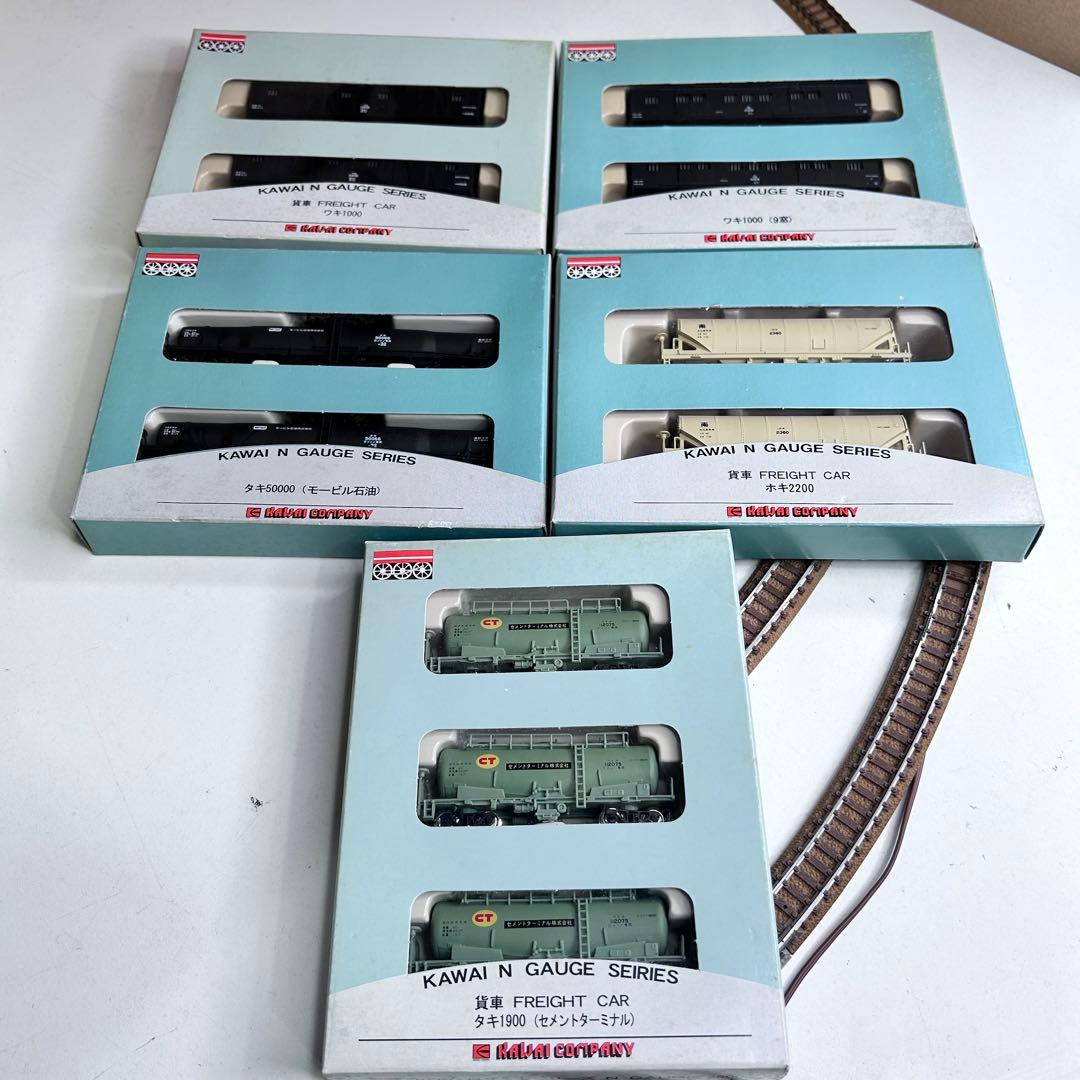 MM082【未走行品】カワイ Nゲージシリーズ 貨車シリーズ 5点セット