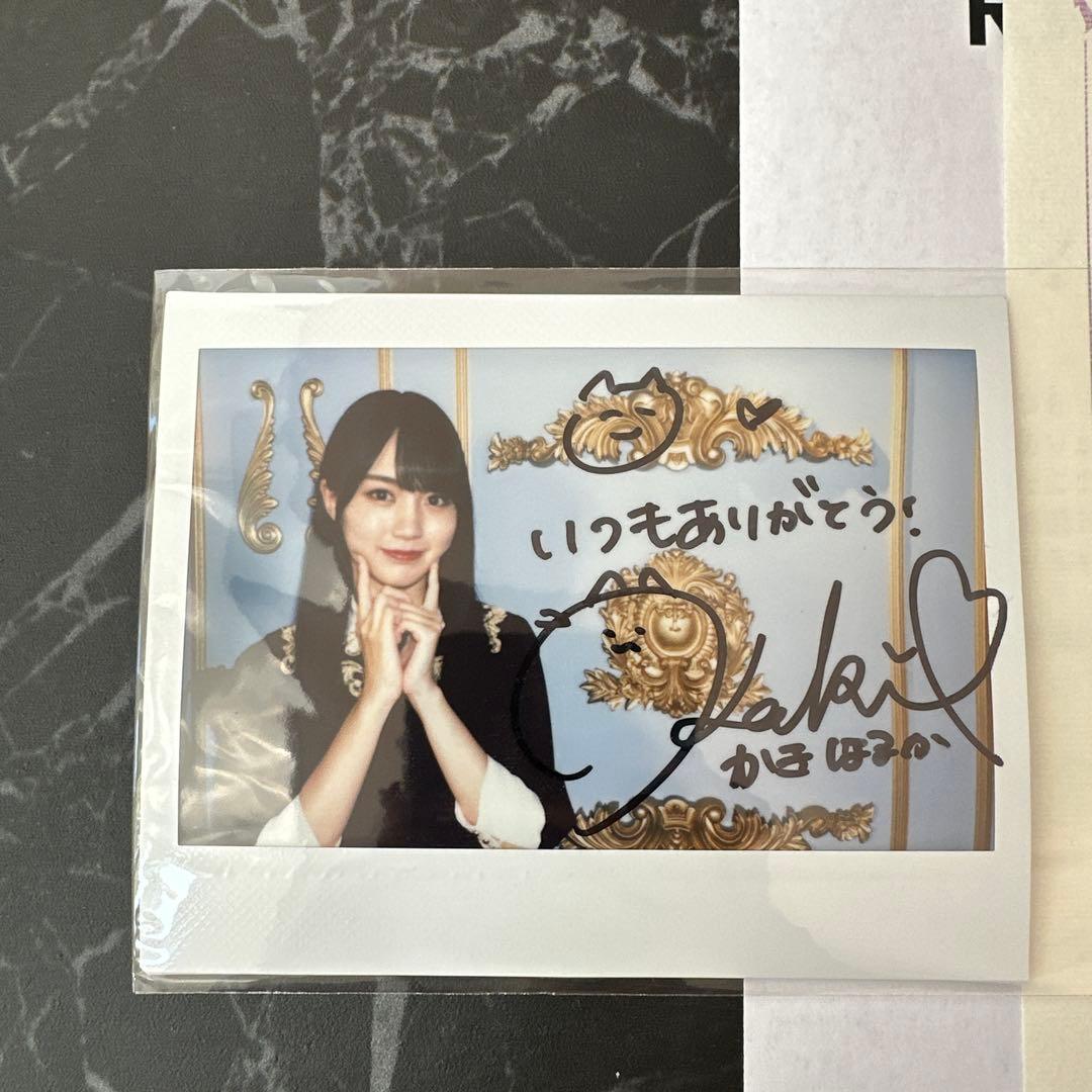 賀喜遥香 直筆サイン入りチェキ 乃木坂46リズムフェスティバル 新品