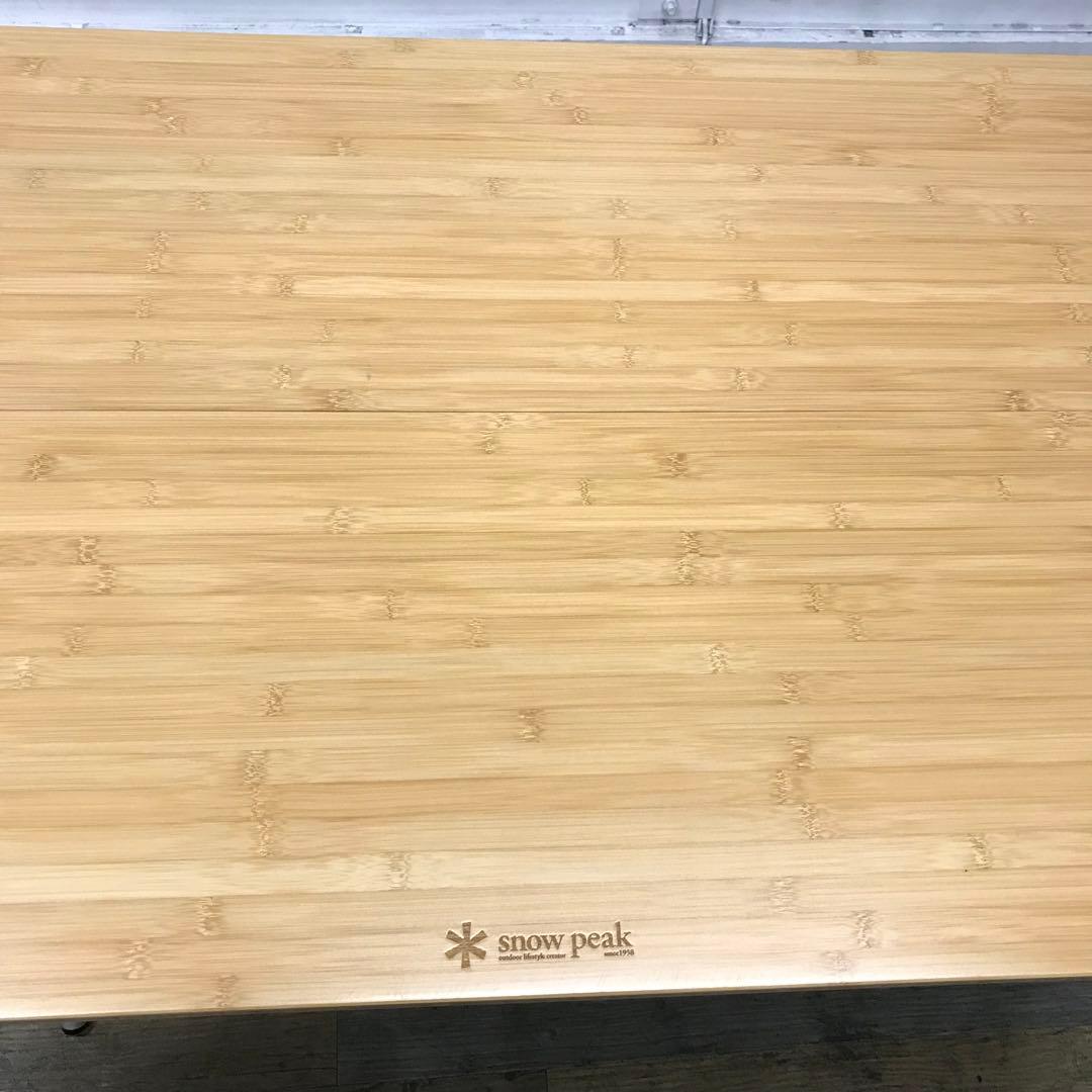 スノーピーク　ワンアクションテーブルロング　竹　 peak