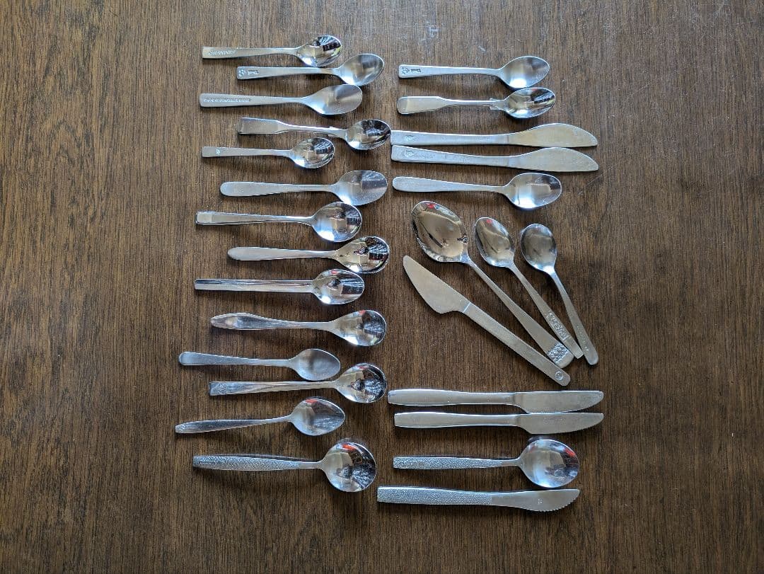 航空会社マーク入りカトラリー２７本セット