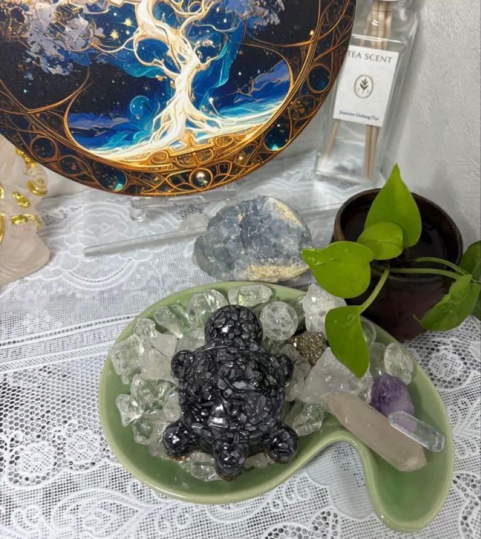 オルゴナイト まん丸カメさん テラヘルツ