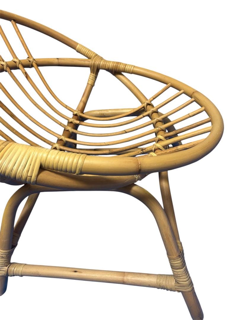 ラタンラウンドチェア チェア 椅子 いす パーソナルチェア ラウンジチェア