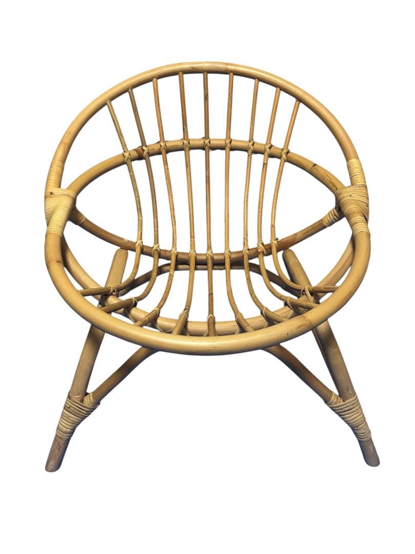 ラタンラウンドチェア チェア 椅子 いす パーソナルチェア ラウンジチェア