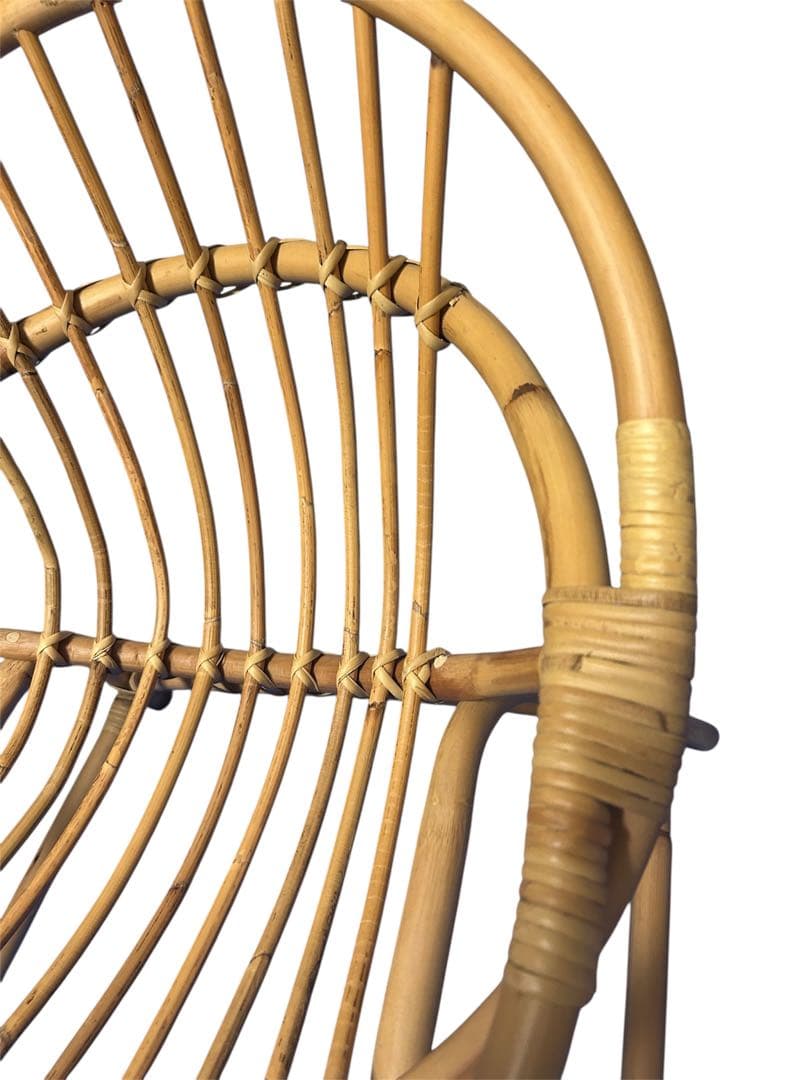 ラタンラウンドチェア チェア 椅子 いす パーソナルチェア ラウンジチェア