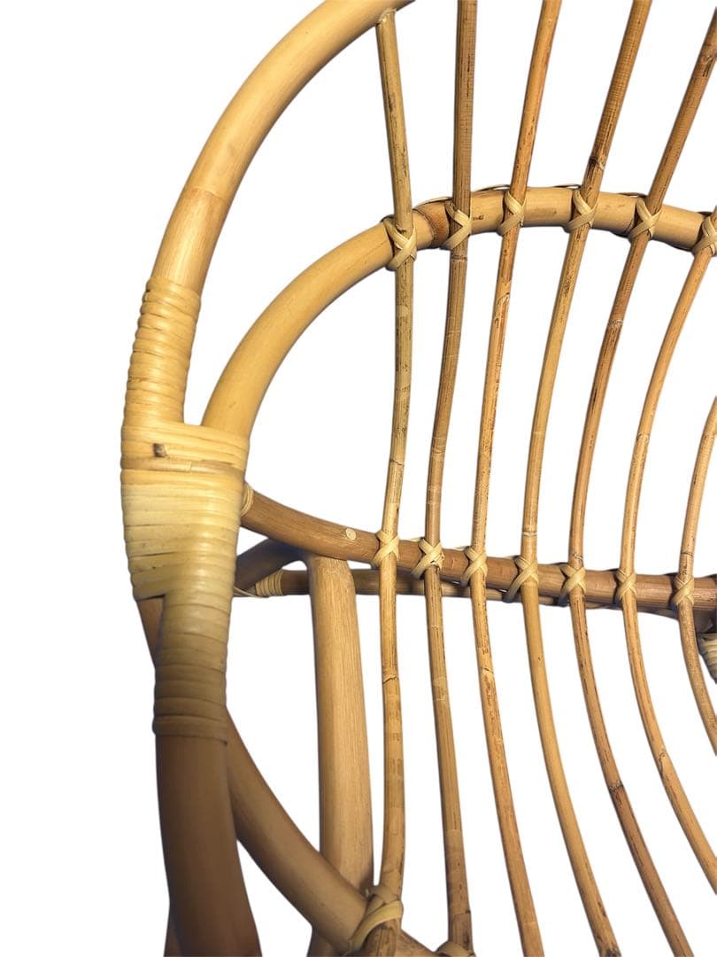 ラタンラウンドチェア チェア 椅子 いす パーソナルチェア ラウンジチェア