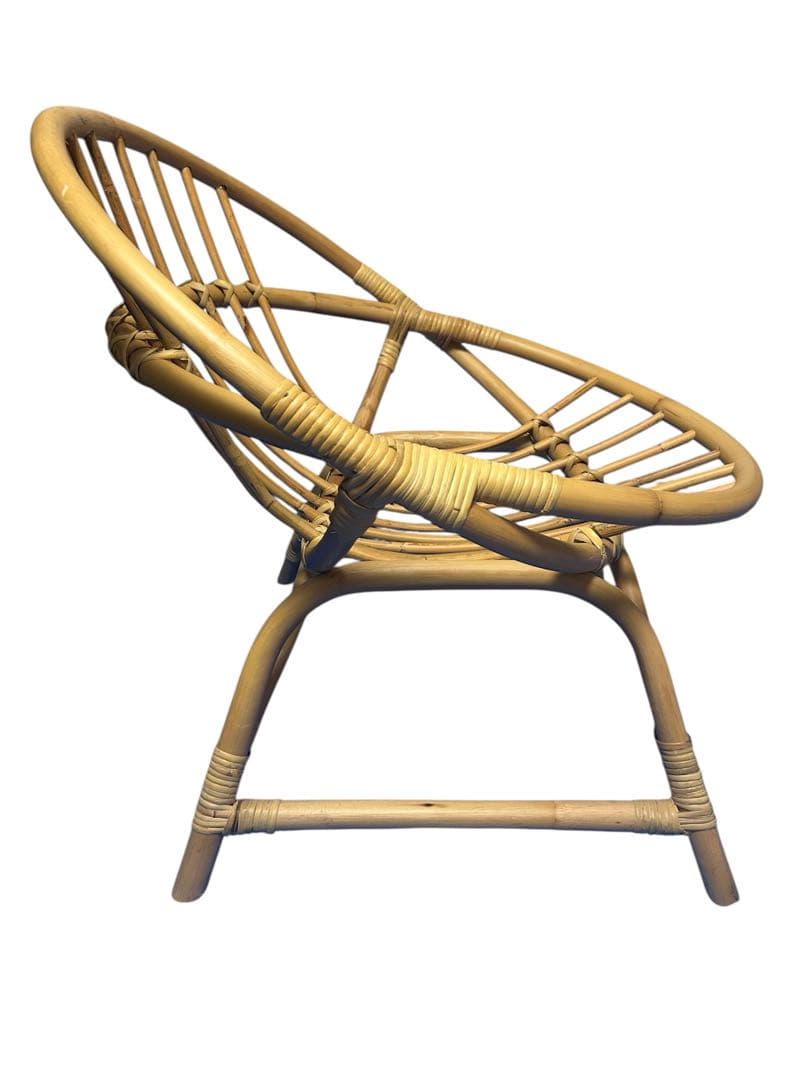 ラタンラウンドチェア チェア 椅子 いす パーソナルチェア ラウンジチェア