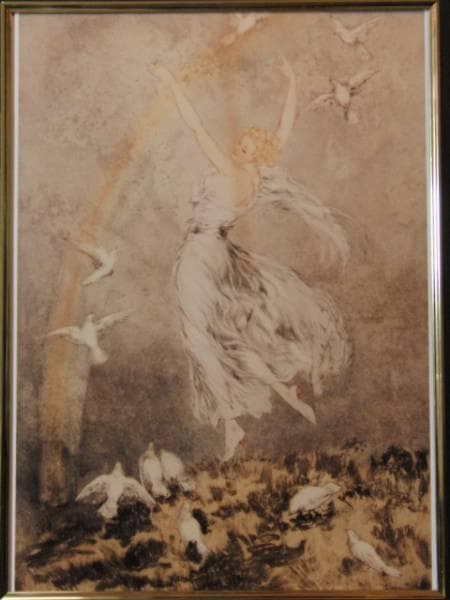 ルイ・イカール限定版・アールデコ/虹、希少な額装用画集より、新品