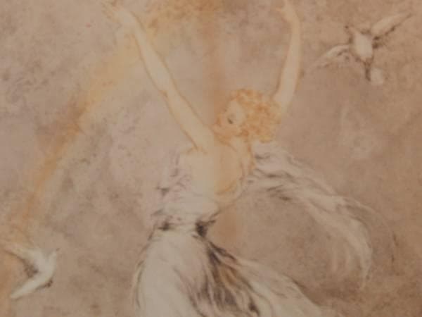 ルイ・イカール限定版・アールデコ/虹、希少な額装用画集より、新品