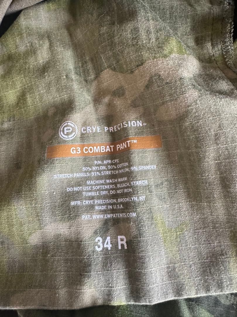 Crye Precision G3コンバットシャツ・パンツ マルチカムトロピック