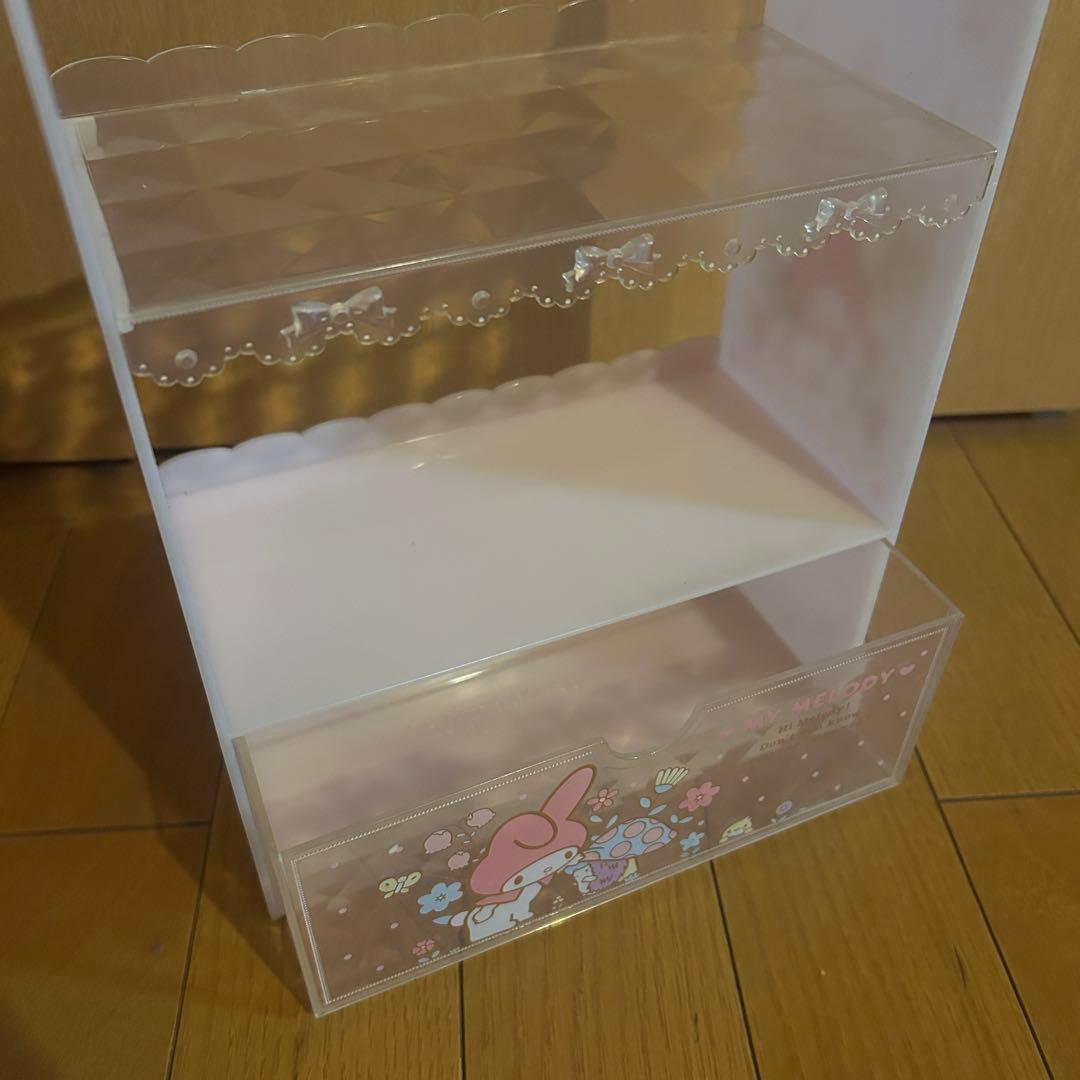 レア 値下げ交渉可 マイメロディ 飾り棚 プラチェスト コスメラック 小物入れ