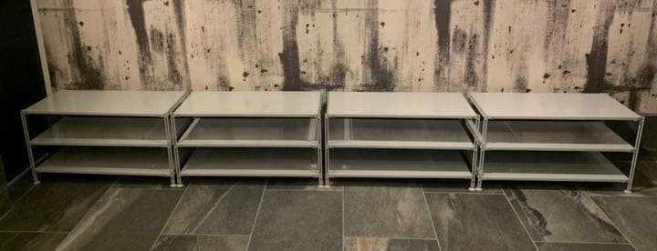 無印良品 スチールユニットシェルフ スチール棚セット ワイドミニ 4