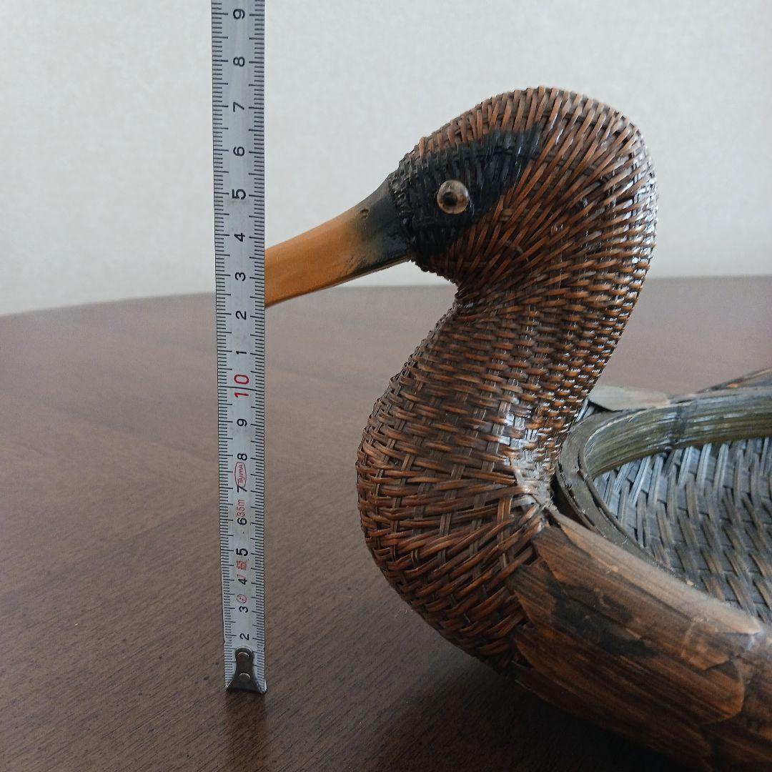 鳥型バスケット 小物入れ 2個 竹細工 - メルカリ