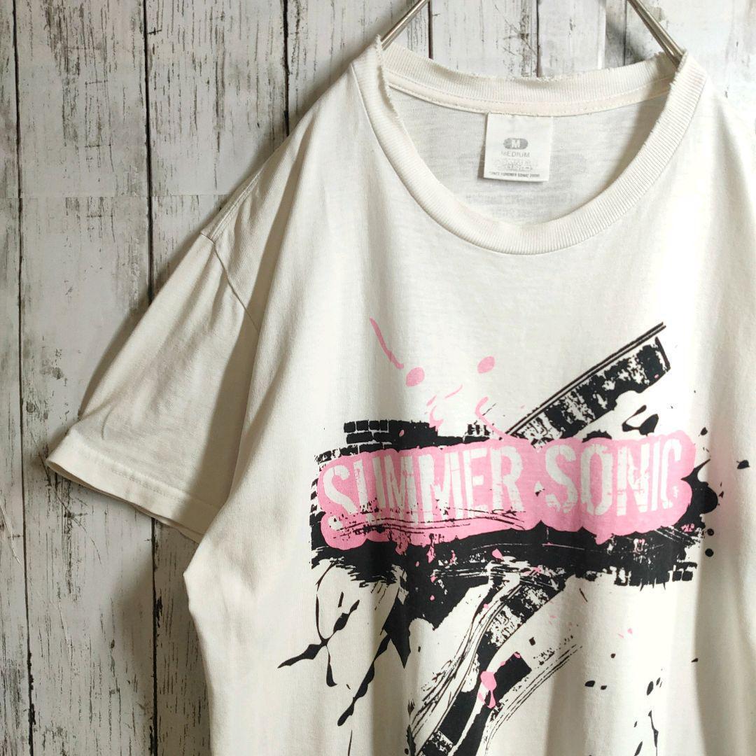 サマソニ】サマーソニック 2007 ライブTシャツ M ホワイト 白 - メルカリ