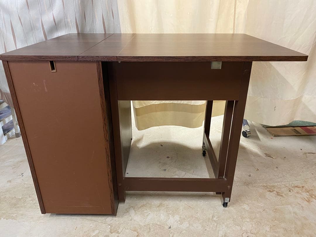 JANOME ジャノメ 折り畳み式 ミシン台 作業台 キャスター　コンセント