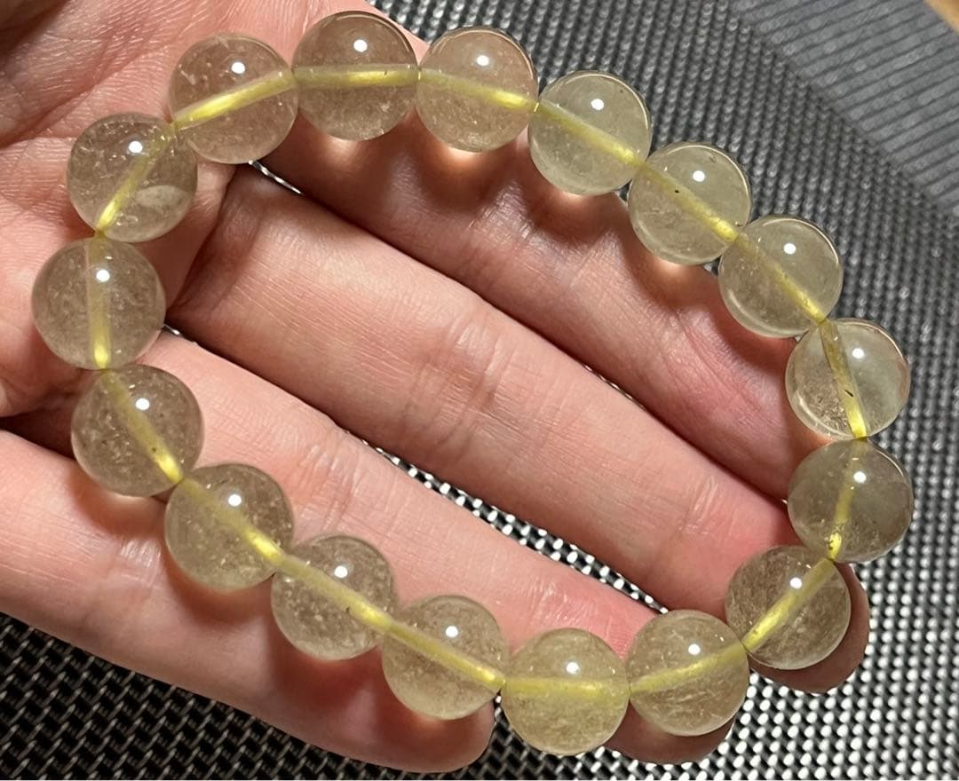 希少 リビアングラス ブレスレット 12mm ②