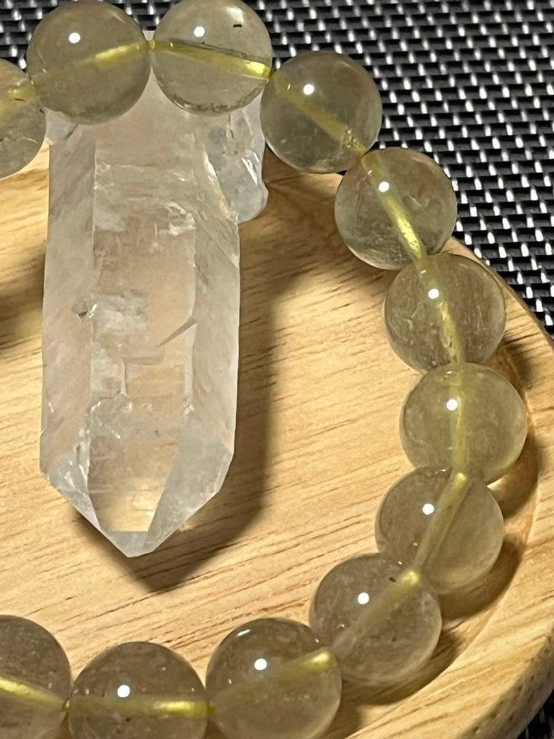 希少 リビアングラス ブレスレット 12mm ②