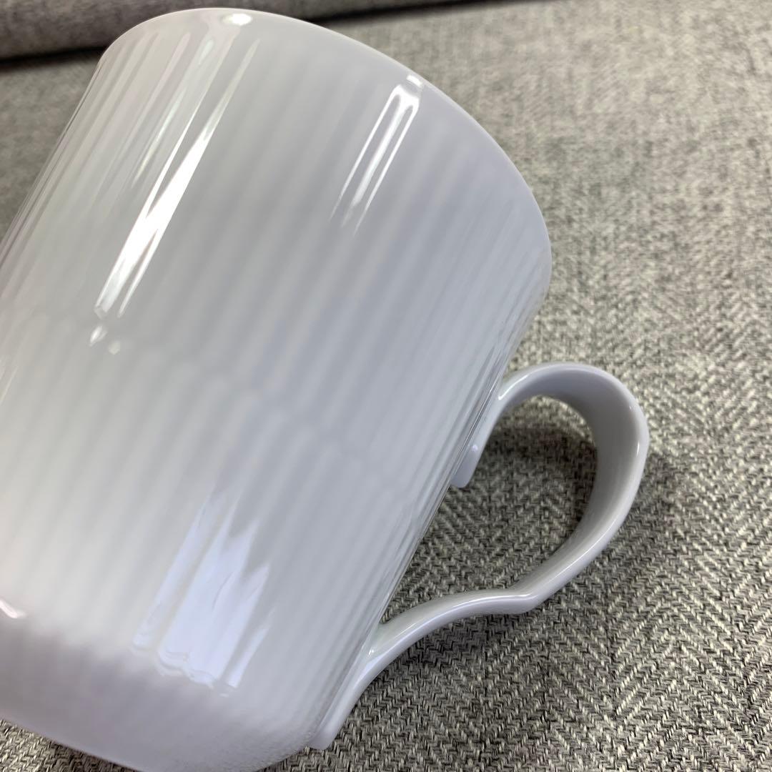 ホワイトフルーテッド　マグカップ　ボウル　ホワイトシグネチャー　プレート　ペア