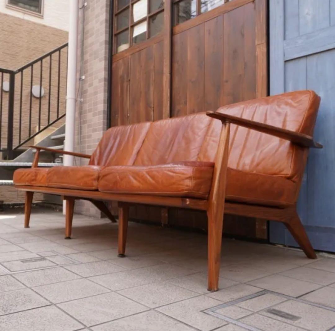 ACME Furniture(アクメファニチャー)DELMARレザー 3Pソファ