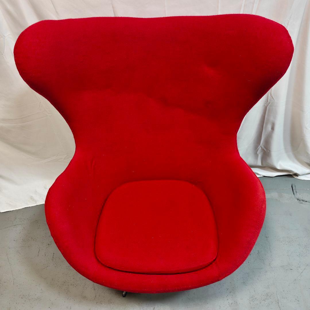 エッグチェアリプロダクト ワインレッド