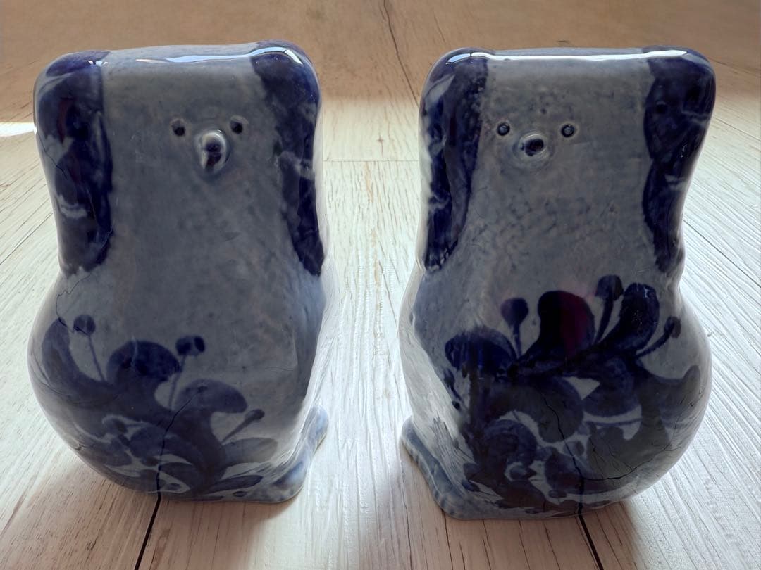 最終値下げ　リサラーソン　ブックエンド　本立て　置物　ビンテージ　犬　プードル