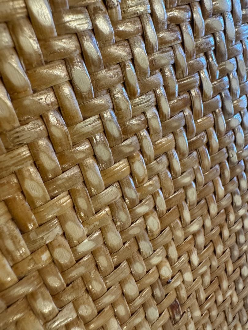 ベントウッド クロスバックチェア 木×籐 関家具 1脚